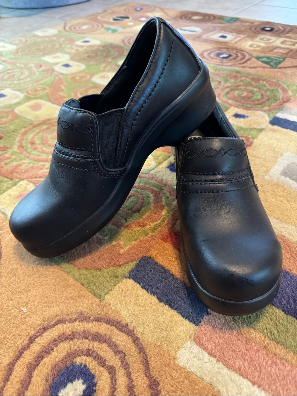 Ariat Black Slip-On Work Clog